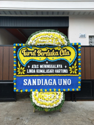 Papan Bunga Duka di Ambit